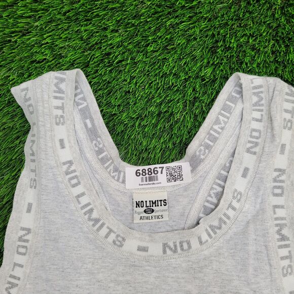 Vintage 90s No-Limits Tank-Top Large 21x28 Gray - Picture 2 of 10